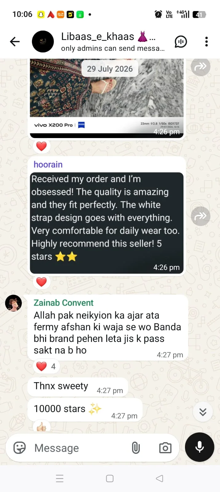 Alnafay Collection customer review 3